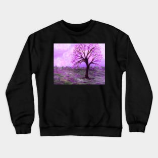 One Purple Tree Crewneck Sweatshirt